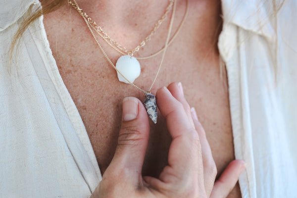 Scallop Seashell Pendant